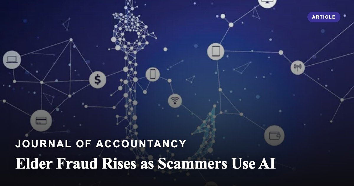 Elder Fraud Rises as Scammers Use AI