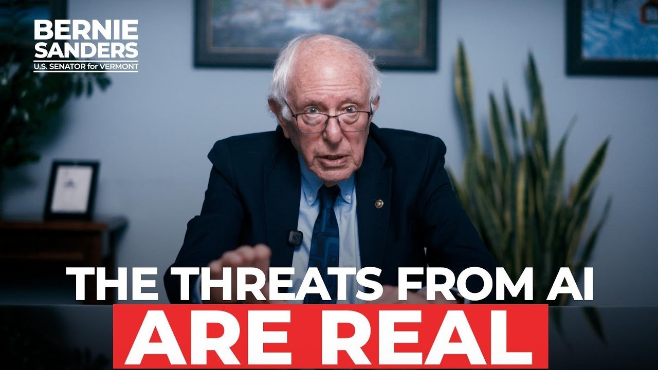 Senator Bernie Sanders, Threats of AI are real